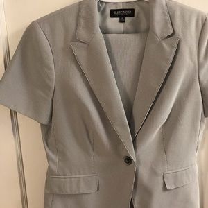 Short sleeves Blazer with pants set